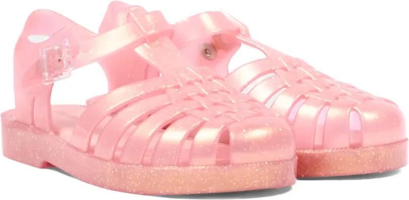 Mini Melissa Possession sandalen met glitter Roze