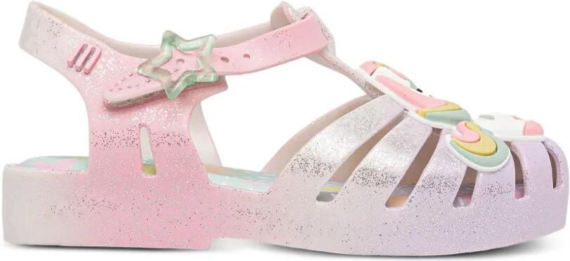 Mini Melissa Possession Uni glitter-finish sandals Roze - Foto 5