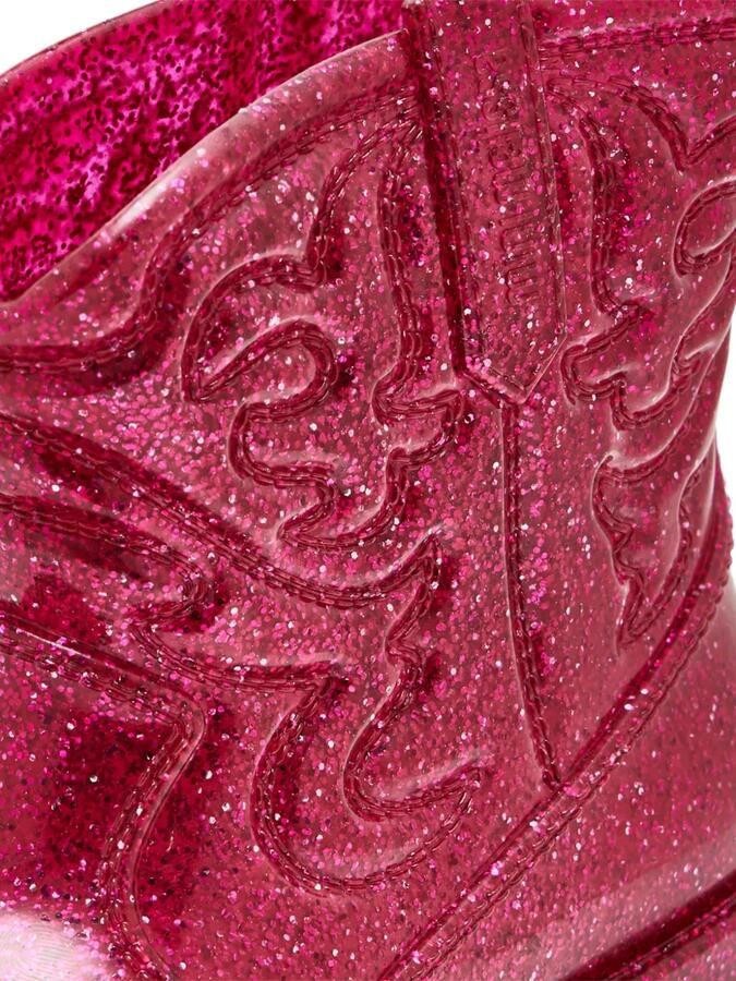 Mini Melissa Regenlaarzen met glitter Roze - Foto 2