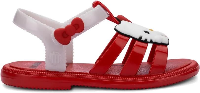 Mini Melissa Sandalen met applicatie Rood
