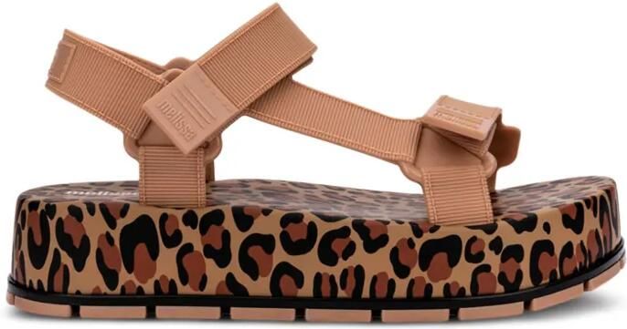 Mini Melissa Sandalen met dierenprint Bruin - Foto 3