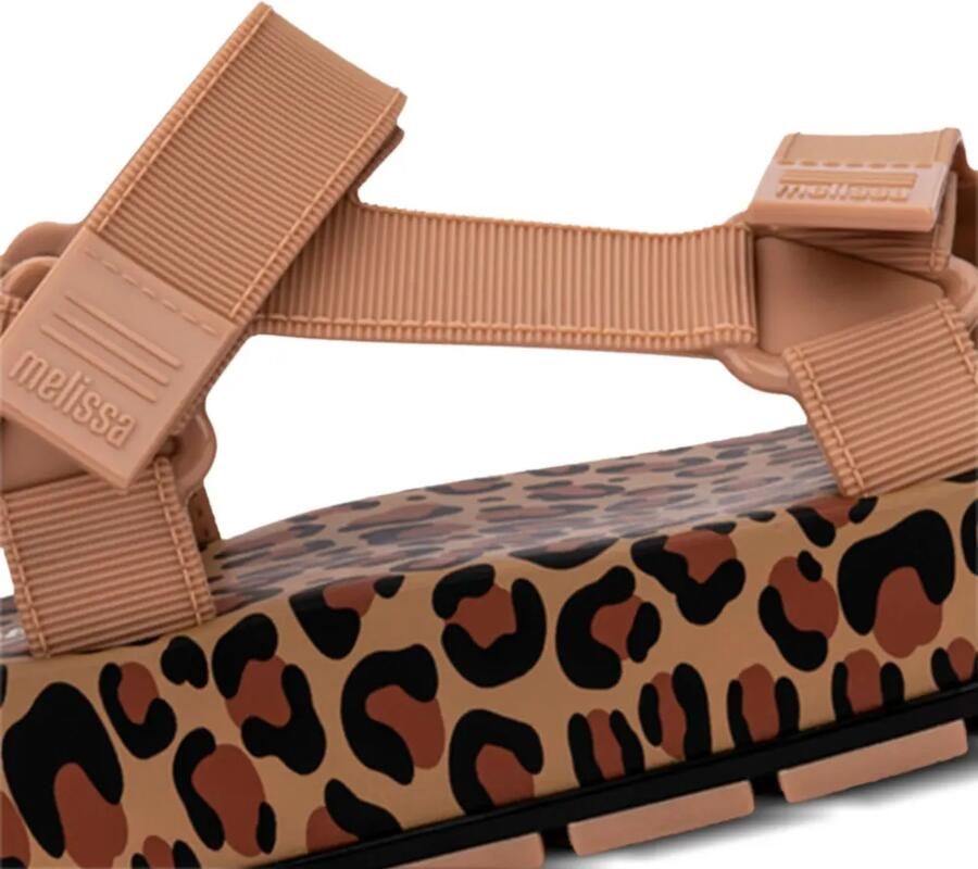 Mini Melissa Sandalen met dierenprint Bruin - Foto 2