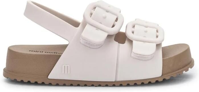 Mini Melissa Sandalen met twee bandjes en gesp Wit