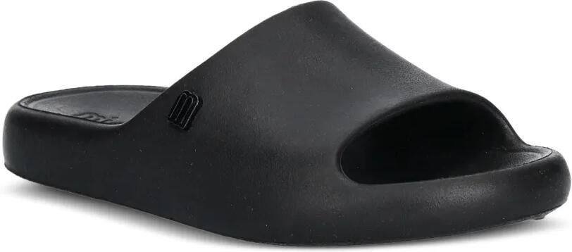 Mini Melissa Slippers met logoplakkaat Zwart