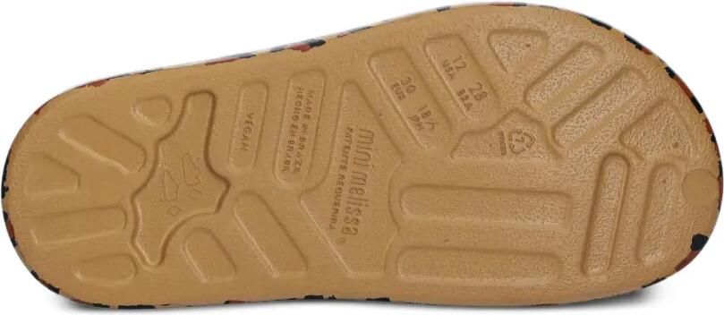 Mini Melissa Slippers met luipaard-print Beige - Foto 4