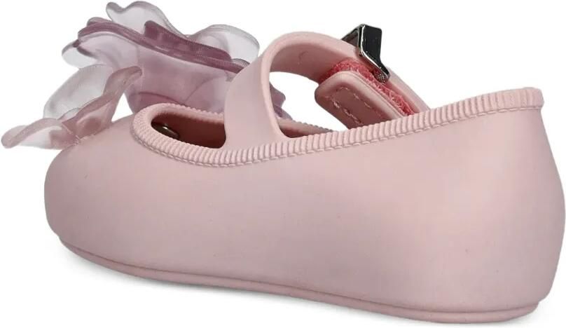Mini Melissa Soft Ballerina Petals floral-applique ballet flats Roze - Foto 2