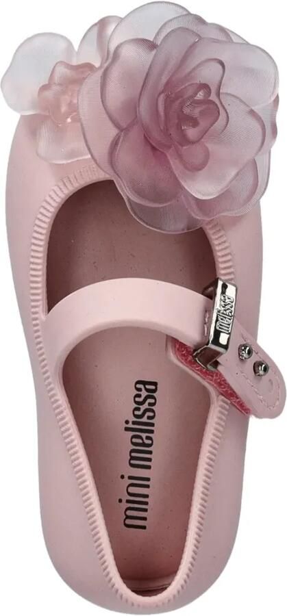 Mini Melissa Soft Ballerina Petals floral-applique ballet flats Roze - Foto 3
