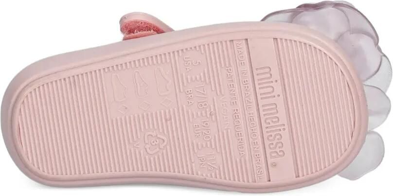 Mini Melissa Soft Ballerina Petals floral-applique ballet flats Roze - Foto 4
