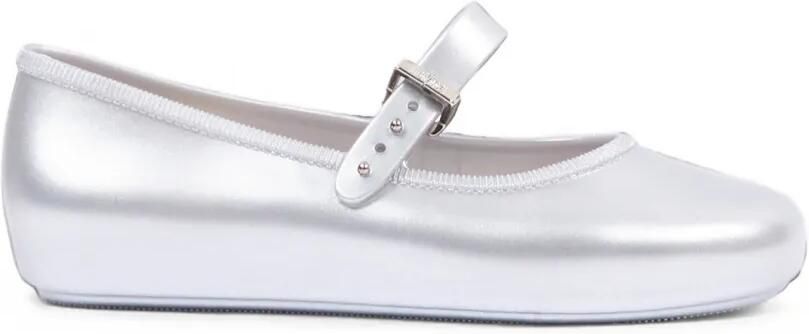 Mini Melissa Soft ballerina's met gespsluiting Zilver - Foto 4