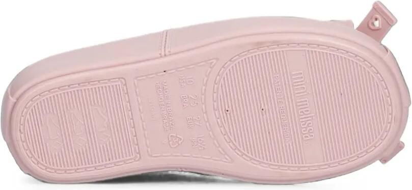 Mini Melissa Sophie Crush bow-detail heart-perforated ballet flats Roze - Foto 4