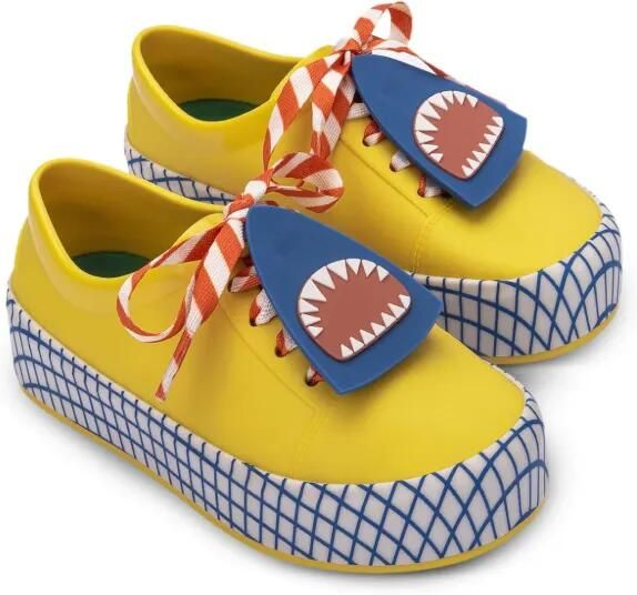 Mini Melissa Street Fabula sneakers Geel