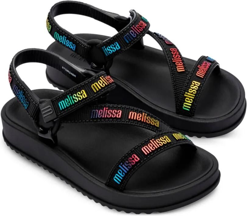 Mini Melissa Strip MLover sandalen Zwart