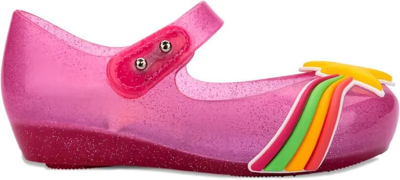 Mini Melissa Ultra ballerina's met glitter Roze