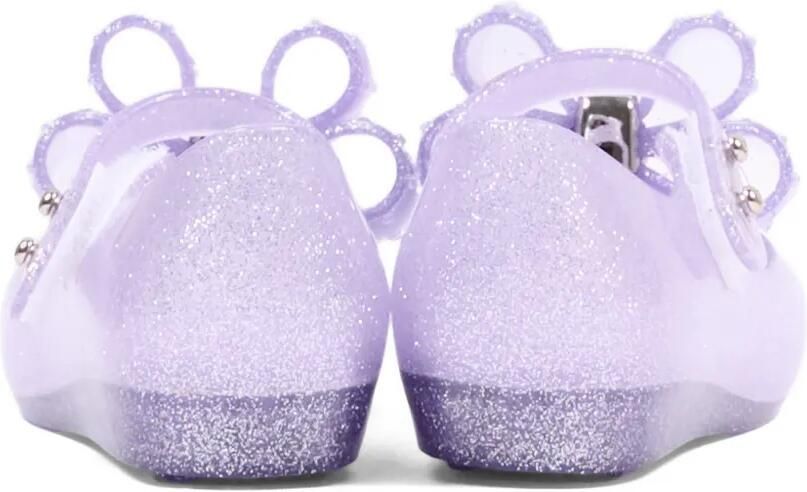 Mini Melissa Ultra Classic Bow ballerina's met strikdetail en glitter Paars - Foto 3