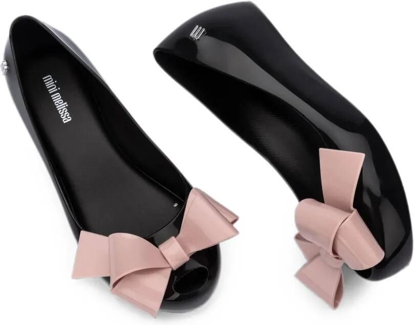 Mini Melissa Ultra Classy ballerina's met strikdetail Zwart - Foto 2