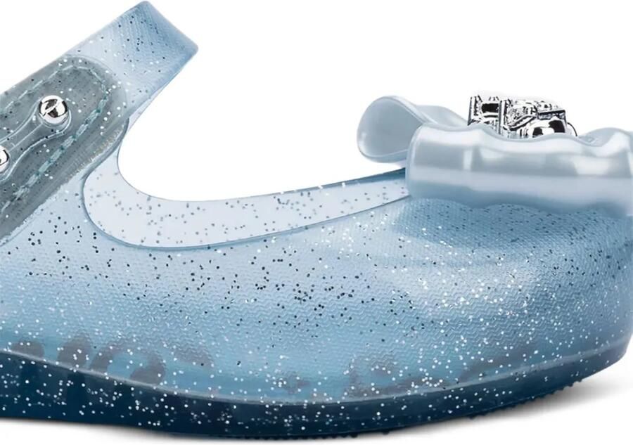 Mini Melissa Ultra Princess ballerina's met strik en glitters Blauw - Foto 2