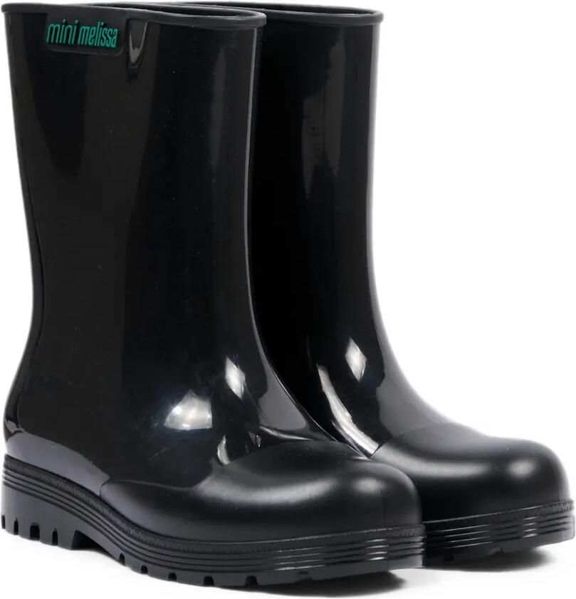 Mini Melissa Welly pumps met glanzende afwerking Zwart