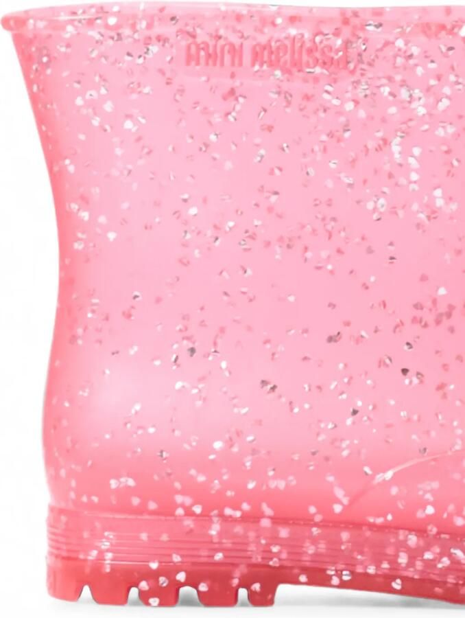 Mini Melissa Welly pumps met glitters Roze - Foto 4
