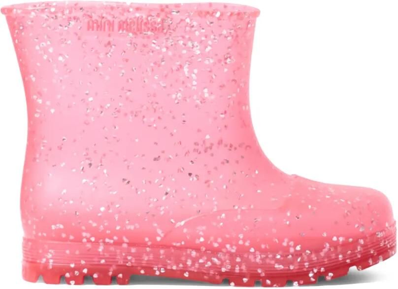 Mini Melissa Welly pumps met glitters Roze - Foto 5