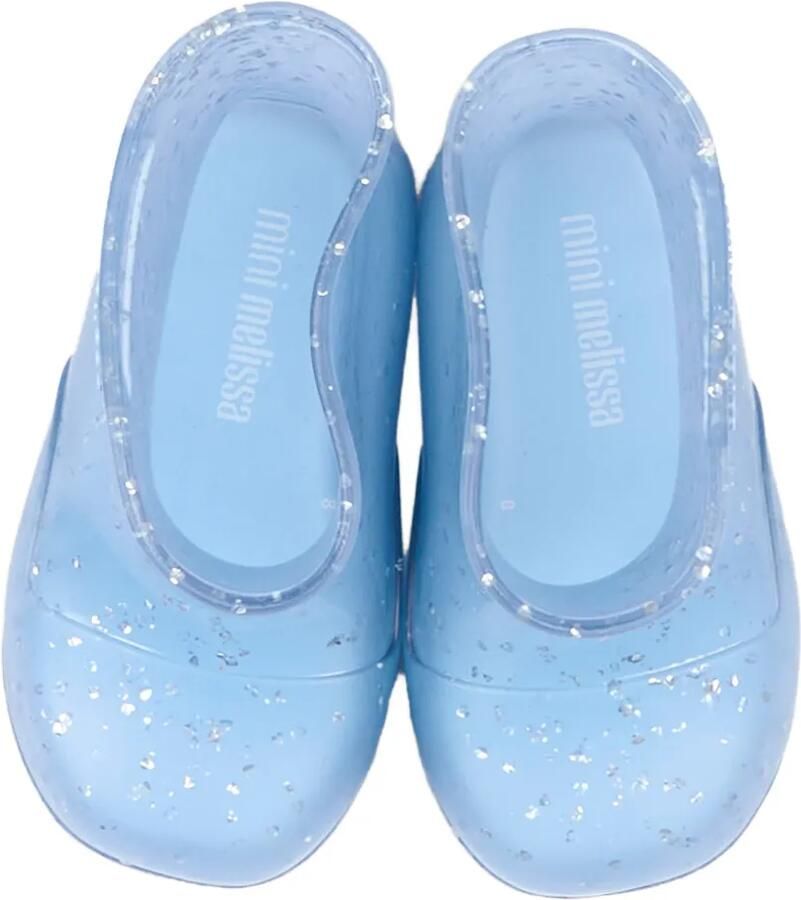 Mini Melissa Welly regenlaarzen met glitters Blauw - Foto 2