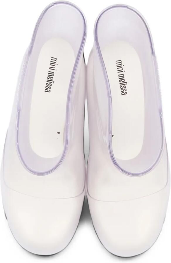 Mini Melissa Welly slip-on pumps Wit - Foto 5