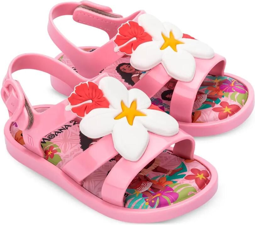 Mini Melissa x Disney Colorland Moana sandalen Roze