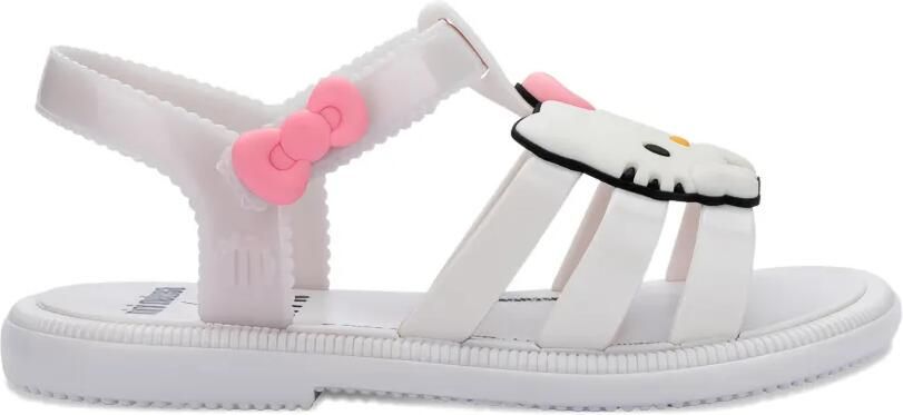 Mini Melissa x Hello Kitty Hip sandalen met strikdetail Wit