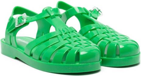 Mini Melissa Possession sandalen met gesloten neus Groen