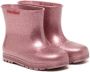 Mini Melissa Regenlaarzen met glitter Roze - Thumbnail 1