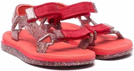 Mini Melissa Sandalen met klittenband Rood