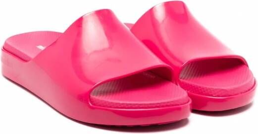 Mini Melissa Slippers met logoprint Roze