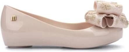 Mini Melissa Ultragirl Sweet ballerina's met strik Beige