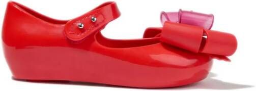 Mini Melissa Ultra Sweet ballerina's met strik Rood