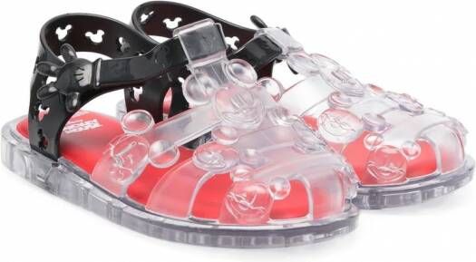 Mini Melissa x Disney jelly schoenen met gespsluiting Wit