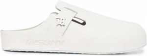MISBHV La Slide slippers met logo-reliëf Wit