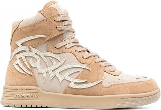 MISBHV Sneakers met vlakken Beige