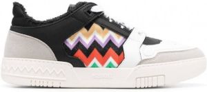 Missoni Sneakers met colourblocking Wit