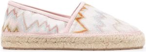 Missoni Espadrilles met zigzag patroon Wit
