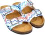 Missoni Kids Leren sandalen met print Blauw - Thumbnail 1
