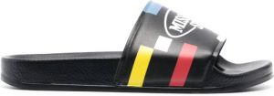 Missoni Slippers met logoprint Zwart