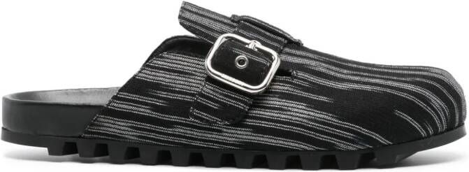 Missoni Metallic slippers Zwart