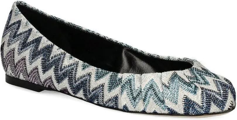 Missoni Ballerina's met zigzag-patroon Beige - Foto 2