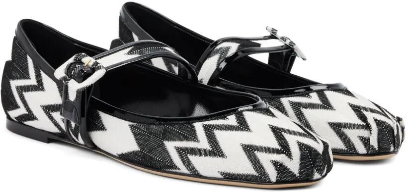 Missoni Ballerina's met zigzag-patroon Wit - Foto 2