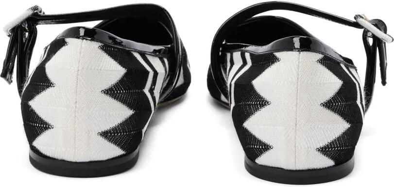Missoni Ballerina's met zigzag-patroon Wit - Foto 3