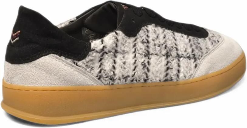 Missoni bouclé suede sneakers Wit - Foto 4