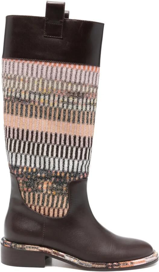 Missoni Clo laarzen met vlakken Bruin
