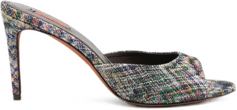 Missoni Daisy sandalen met hak Blauw