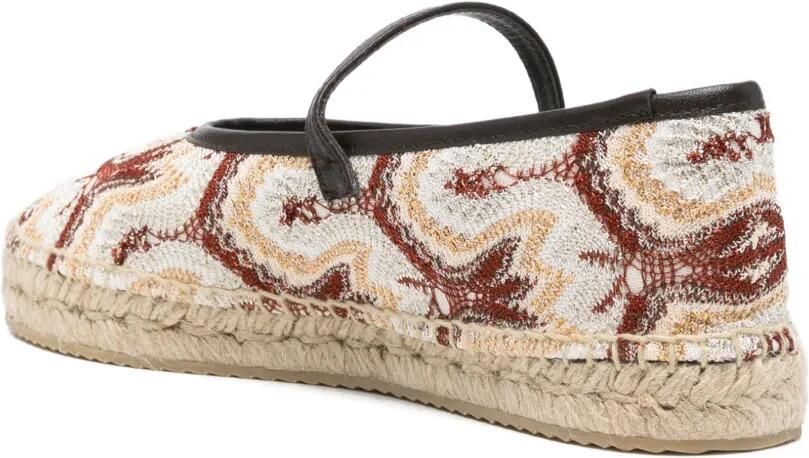 Missoni Espadrilles met bandjes en patroon Beige - Foto 3