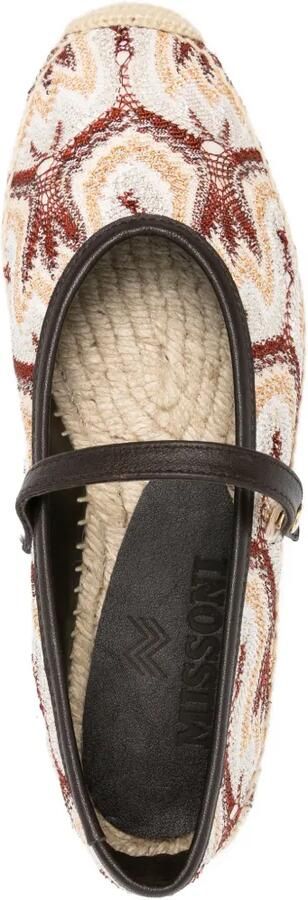 Missoni Espadrilles met bandjes en patroon Beige - Foto 4