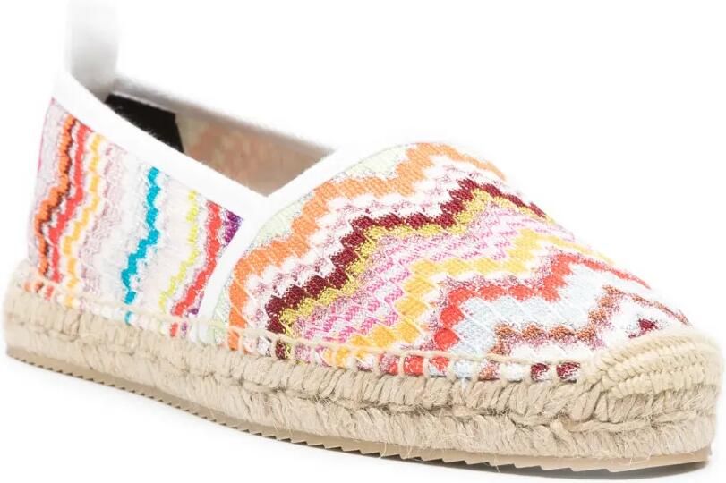 Missoni Espadrilles met chevron patroon Wit - Foto 3